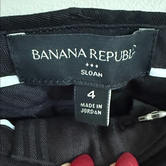 Banana Republic Women's Sloan Black Skinny Pants - Picture 2 of 3